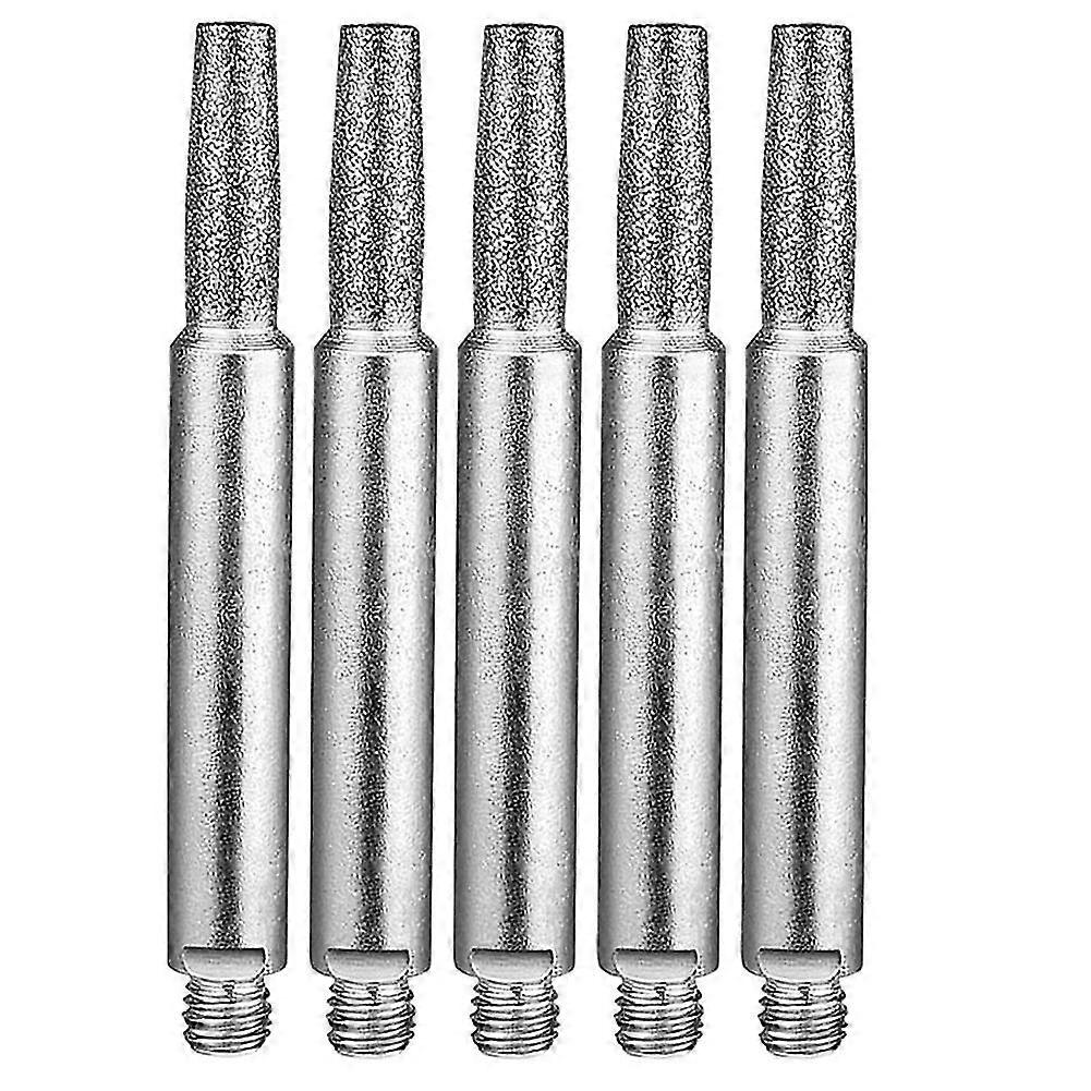 Chainsaw Sharpening Stone, Chainsaw Grinding Stone, 5PCS High Hardness Diamond Chainsaw Sharpener -