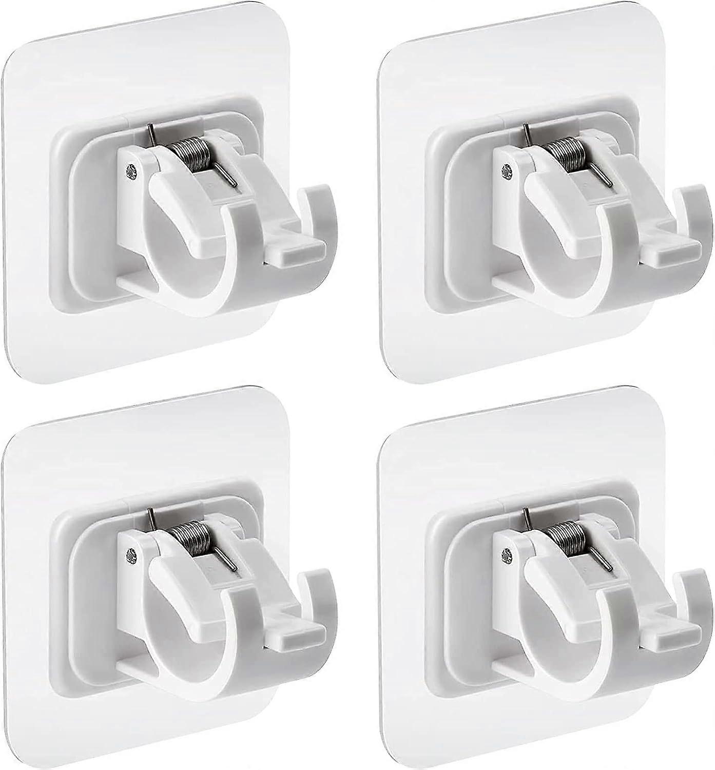 Curtain Rod Brackets 4pcs White