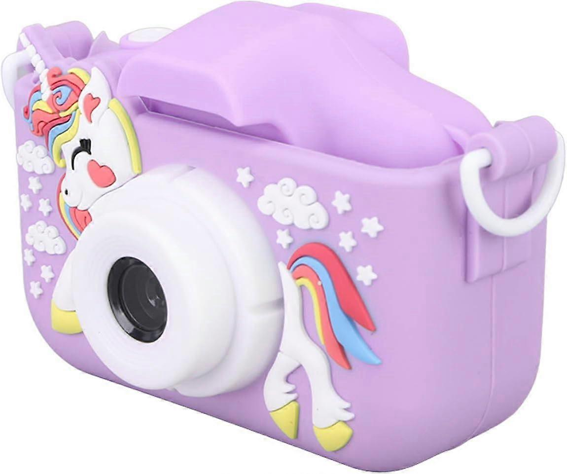 Kids Camera Dual Camera 2.0in IPS Screen 1080P Video Camera Toy with 32G Memory Card (Blue)