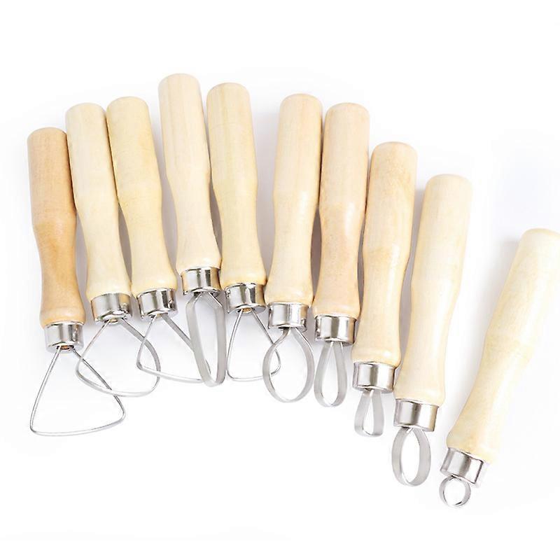 Pottery and Clay Large Ribbon Carving Tool Set (10 Piece)