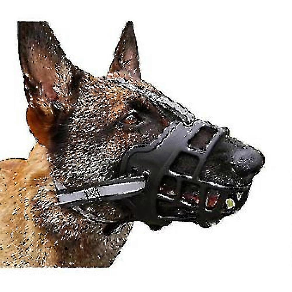 Dog Muzzle Breathable Basket MuzzleL