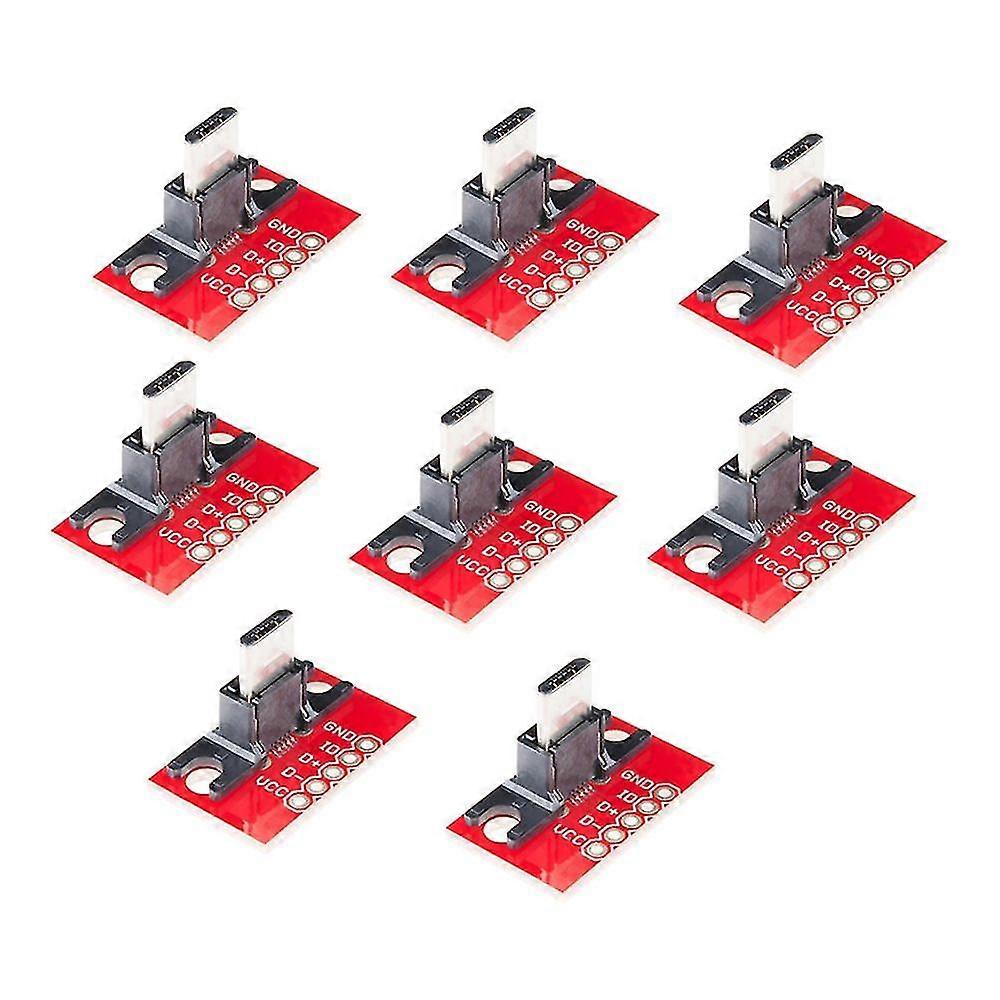 8pcs Micro Micro Usb Connector Module For Arduino Connector Adapter Board