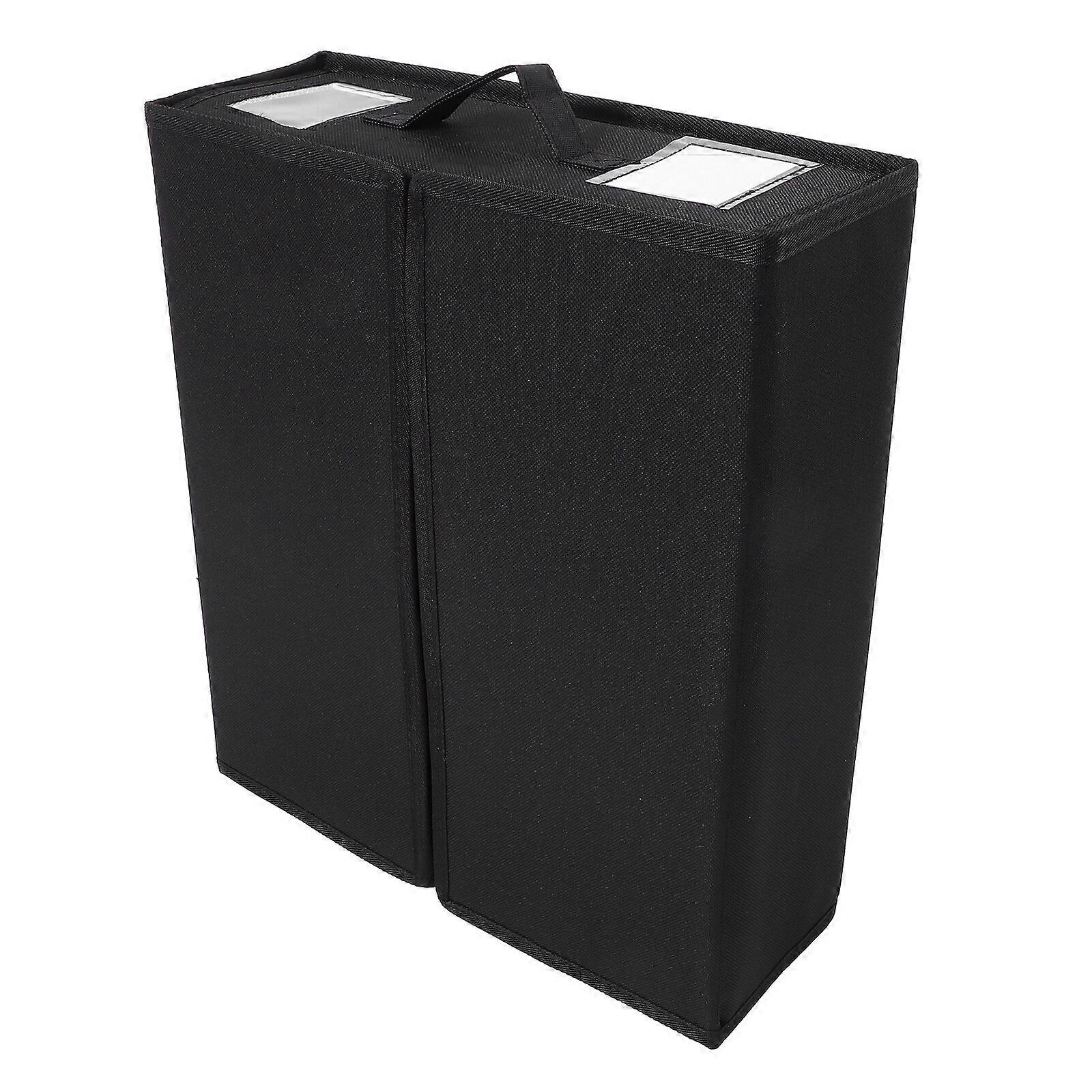 Bedding Sheet Organizer Foldable Bed Sheet Storage Bin Closet Organizer for Clothes Blankets