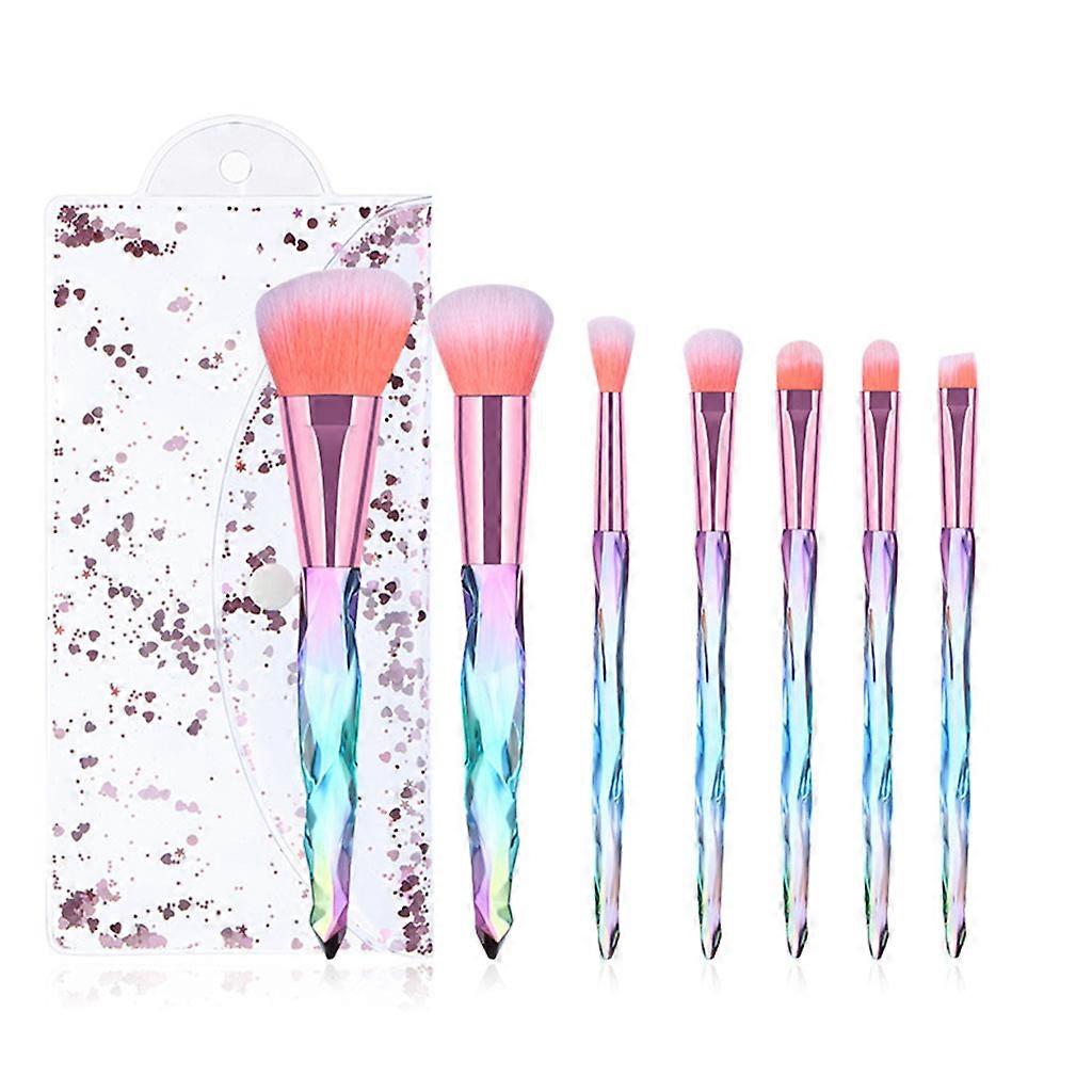 Makeup Brushes Crystal Makeup Brush Powder Foundation Eyeshadow Brow Cosmetics