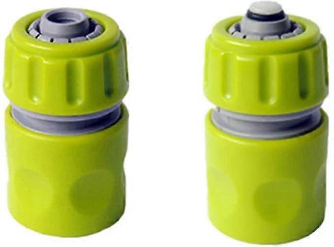 Hose Connetor,hose Quick Connetor,hose End Quick Connect Fitting 1/2" Hose Pipe Quick Connector (2 Pack/light Green)-MXBC