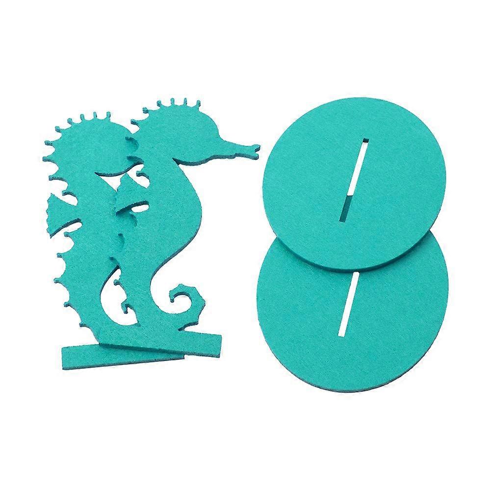 2db DIY Under the Sea Party filc dekoráció gyerekeknek csikóhal