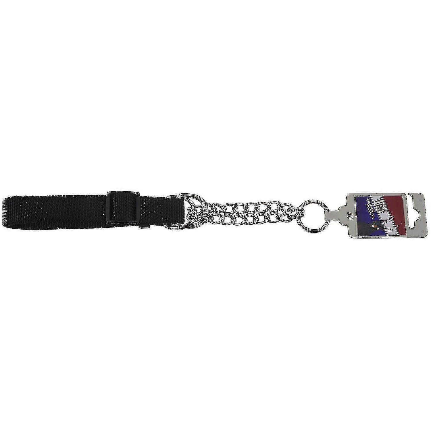 Gear Martingale Adjustable Choke-style Dog Collar Black