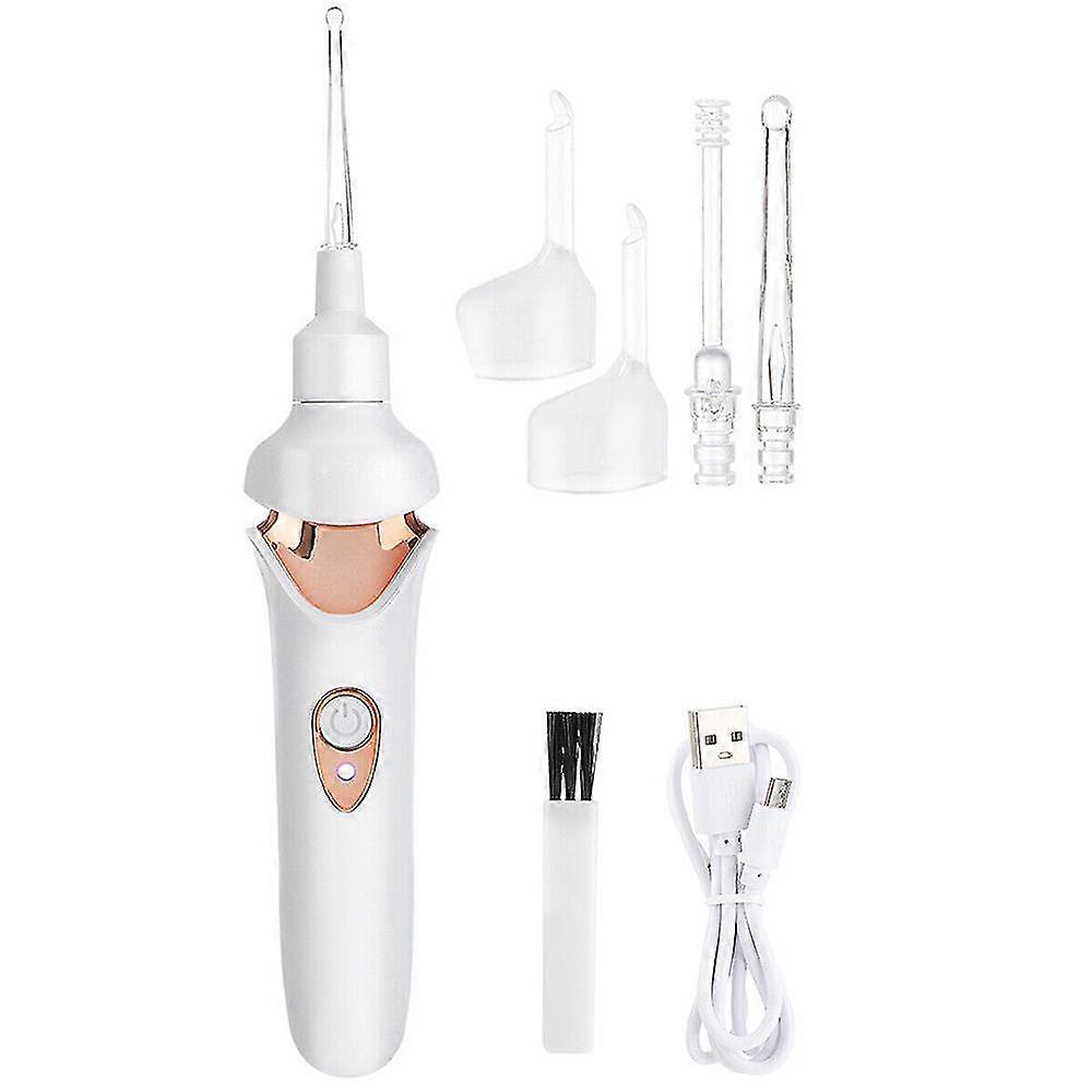 Electric Ear Pick Ear Wax Removal Device Earwax Cleaner Spoon With Light Rechargeable