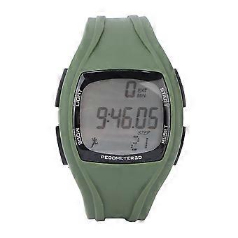 Multifunction Waterproof Intelligent Wrist Watch Sports Digital Step Counter WatchesOD Green