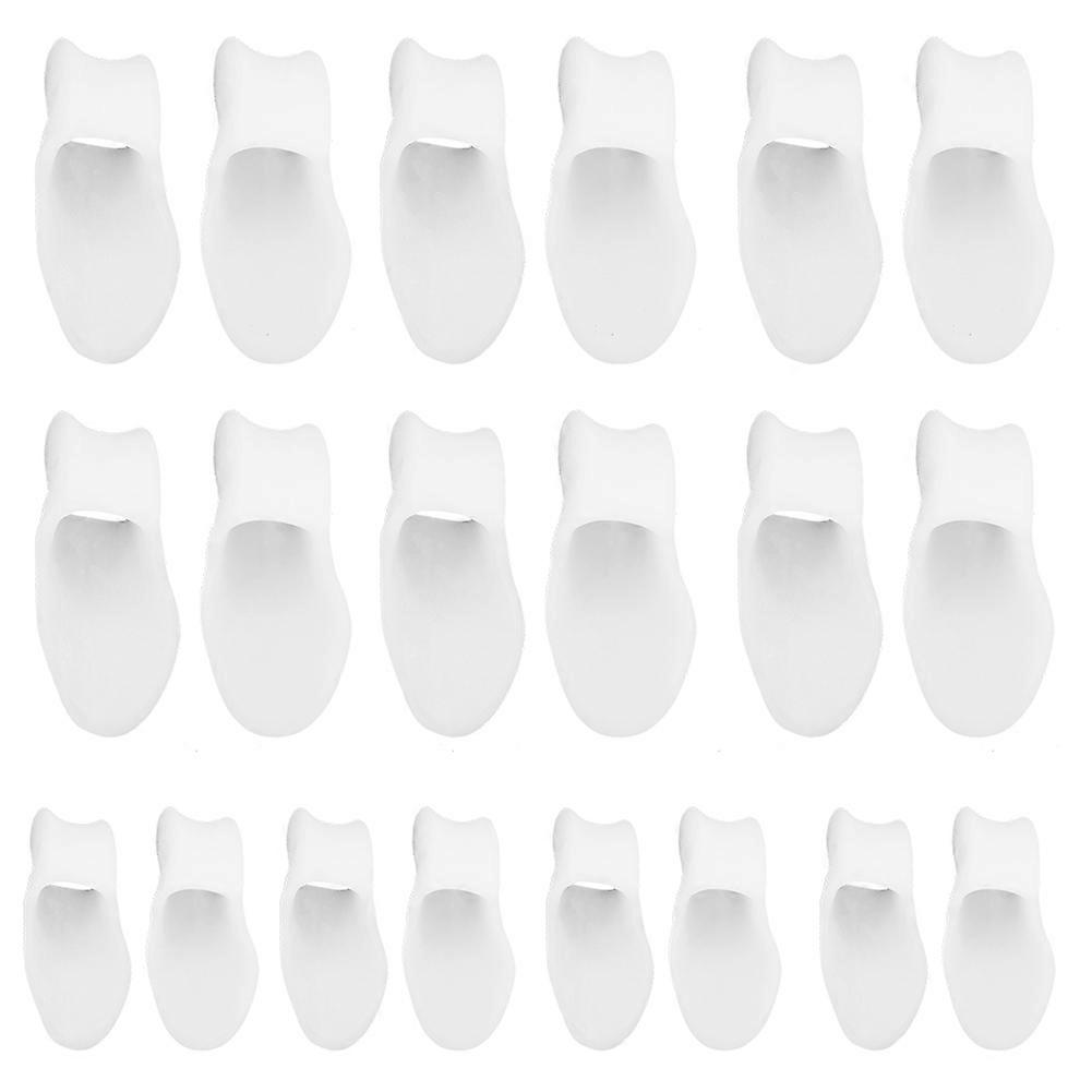 202410 Pairs Reusable Toe Separator Silicone Soft Comfortable Insole Correction Foot Pad