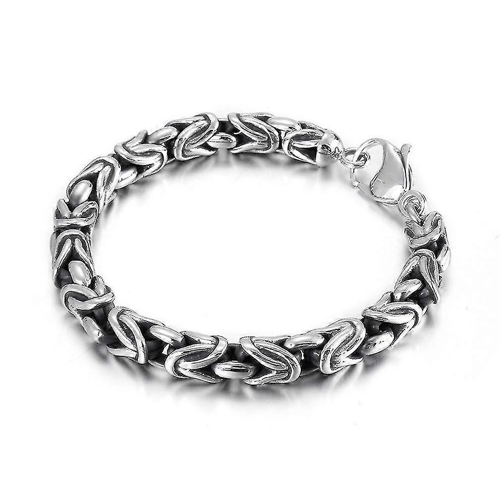 Bracelet multicouche en acier titane texturé
