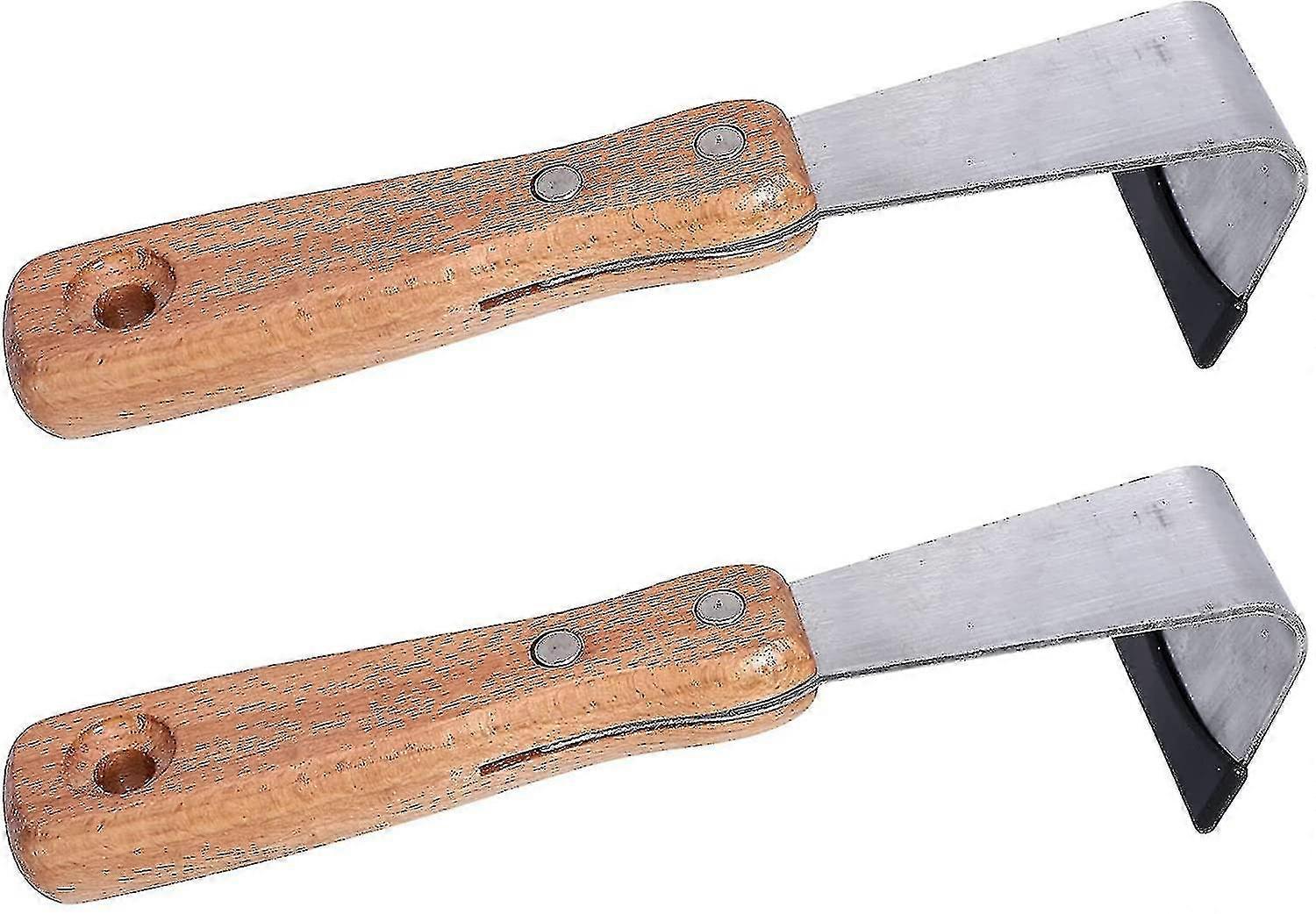 Weeding Tools Garden Bark Scraper Gardening Tools   Manual Gardening Toolsilver-2pcs