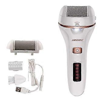 Elektrische Fußfeile Wiederaufladbare Hornhaut Hard Skin Remover Füße Pediküre 2 Geschwindigkeiten