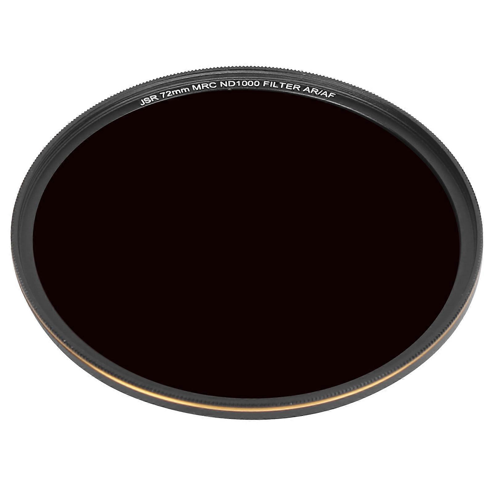 Junestar Neutral Density Dimming Lens ND Filter MRC ND1000 for SLR Mirrorless Camera Lens72mm / 2.8in (JSR‑0318‑01)