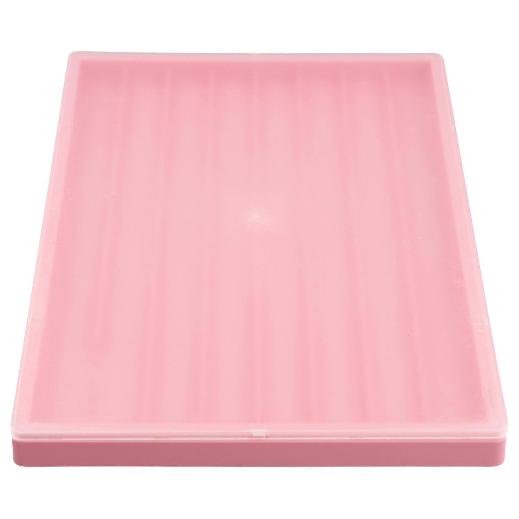 Waterproof Keycap Storage Box with Lid -for Keyboard Keycaps Display and Collection Pink