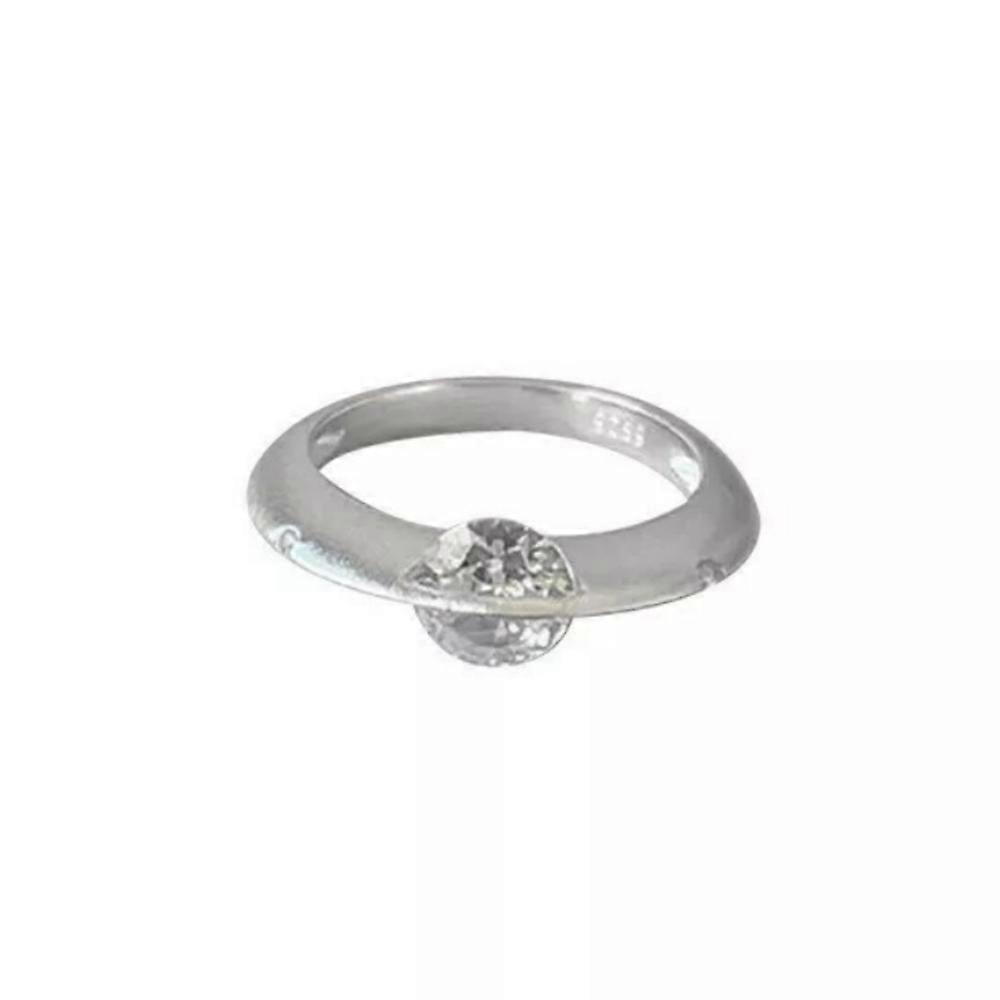 Planet Spinning Ring-S925 Sterling Silver,Cosmic Stellar Rotatable Diamond Ring