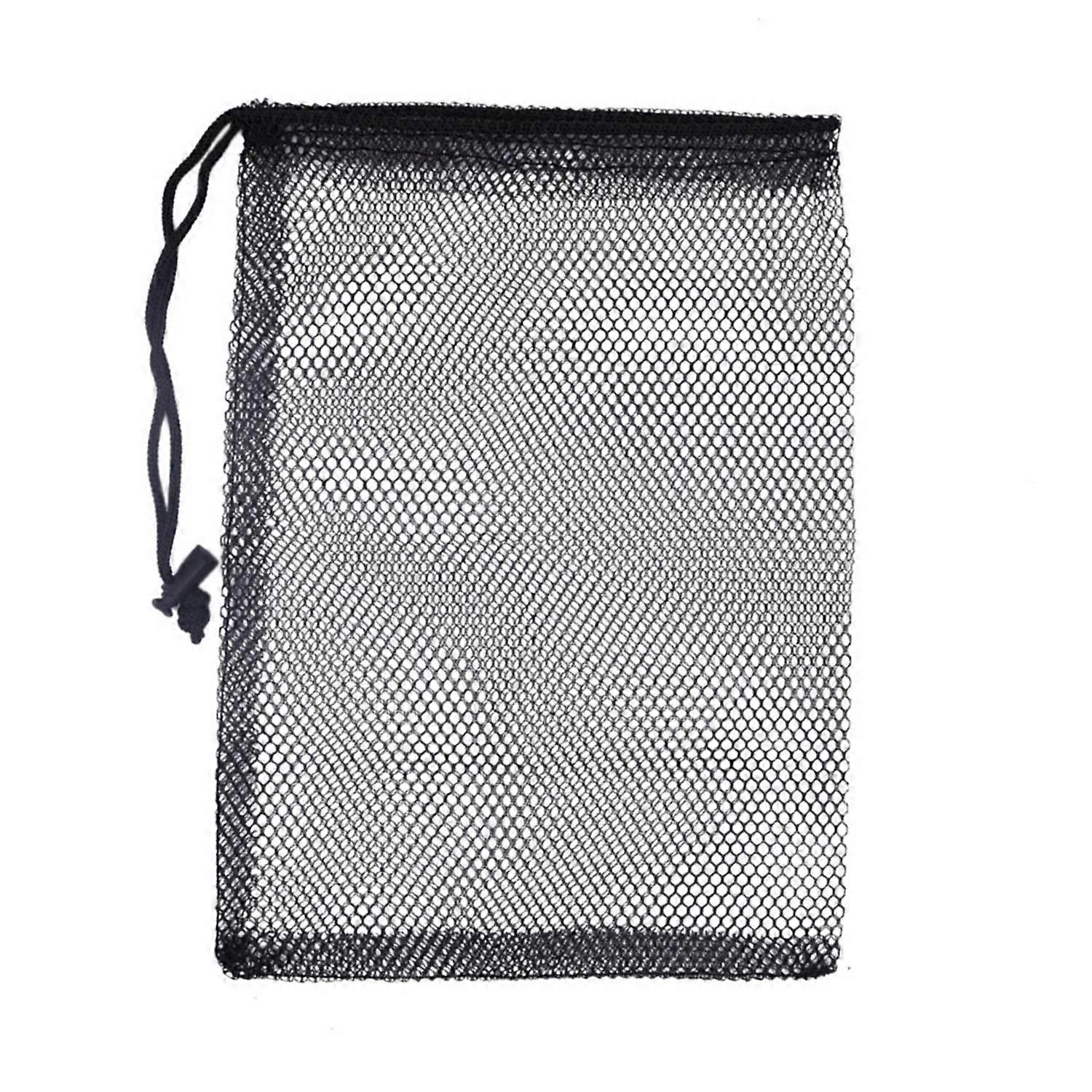 Drawstring Mesh Bag Large Capacity Heavy Duty Breathable Quick Drying Multi-functional Foldable