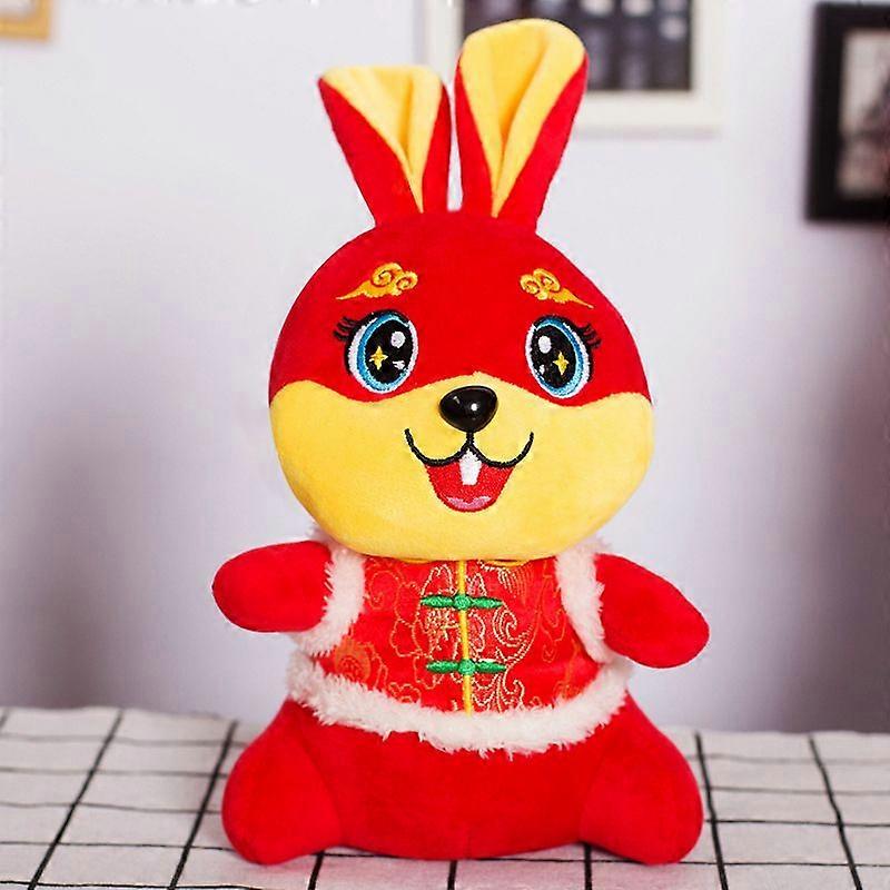 2023 Chinese Zodiac Fortuna Rabbit New Year Tang Suit Rabbit Home Decor Toy