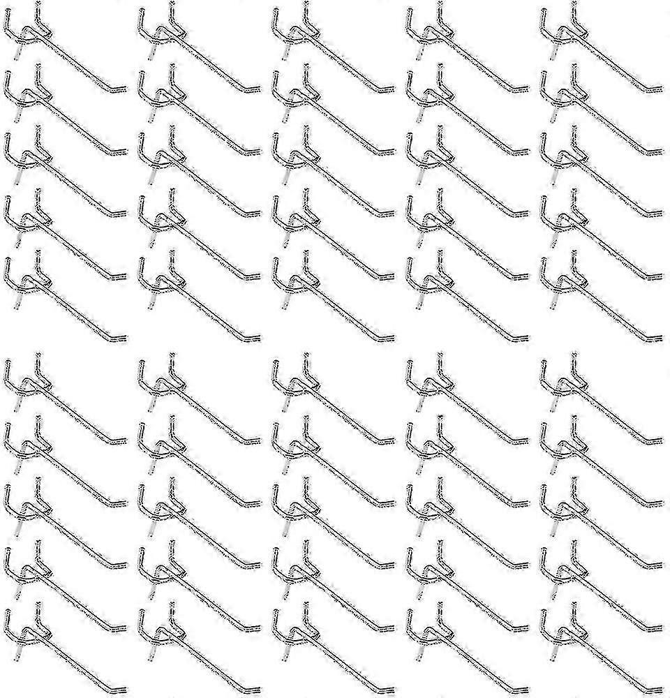 50 Pcs Pegboard Hooks,wall Shelf Hooks For Display Pegboard Garage Store Tools Storage Hanger Wall S