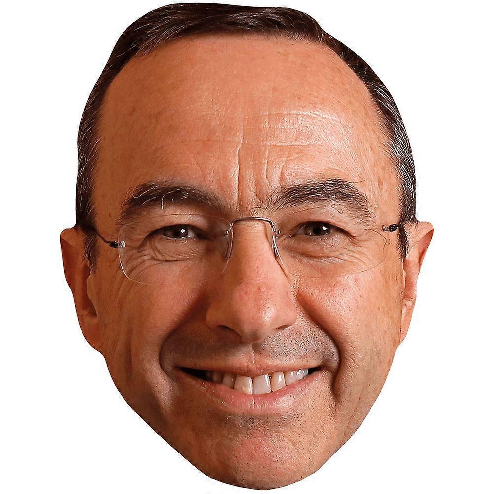 Bruno Retailleau (Smile) Celebrity Mask, Flat Card Face