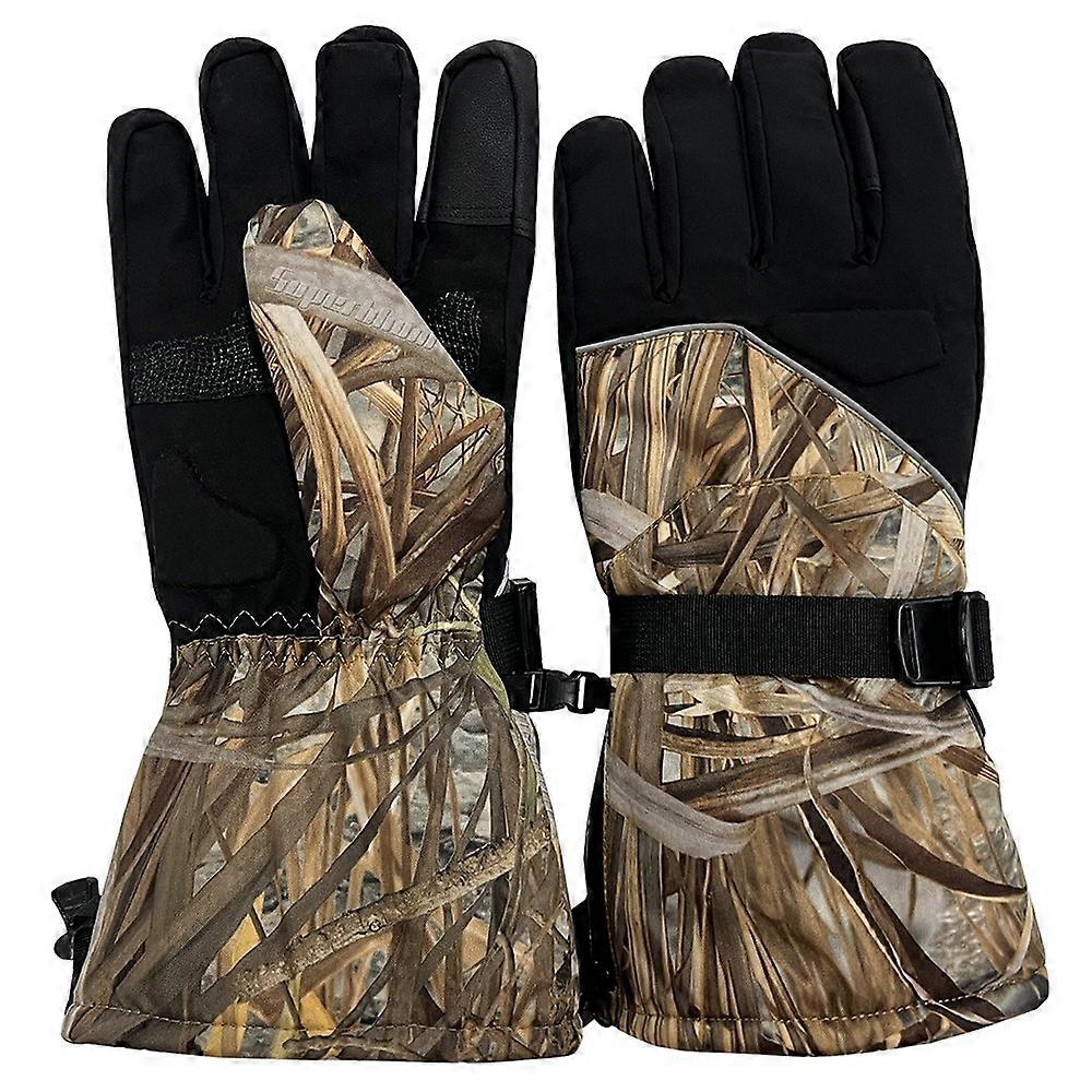 Type C 1 Pair Portable Electric Heated Gloves Winter Thermal Touchscreen Function Hand Warmer