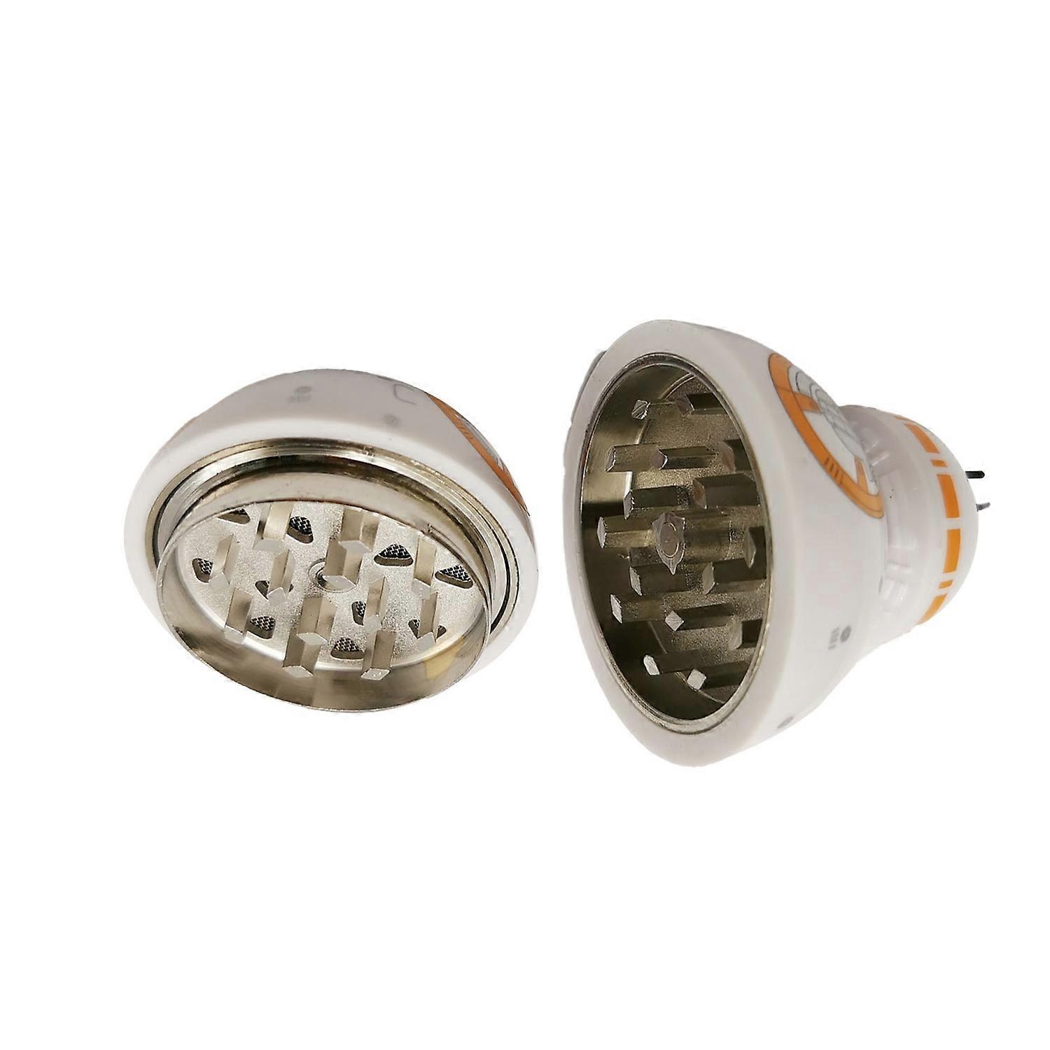 Smoke Grinder 50mm 3 Layers Zinc Alloy Plastic Portable Compact Convenient Practical Spice Crusher f