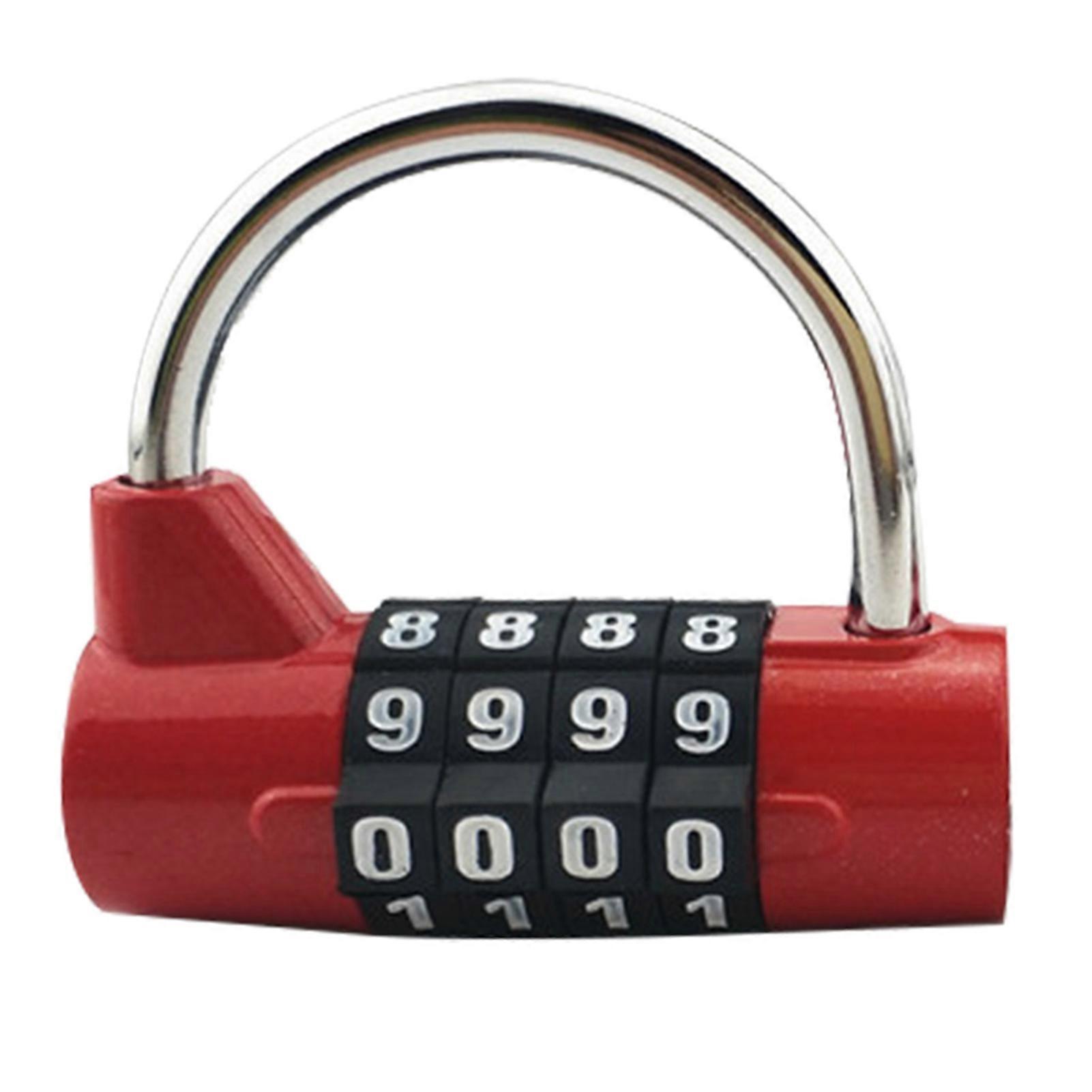Secure Your Belongings with a Durable U-Shaped Zinc Alloy Gym Password Padlock