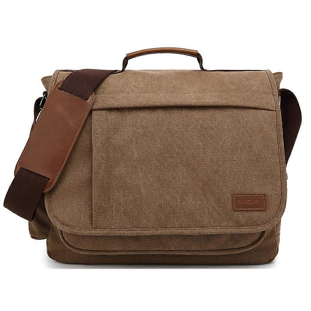 Bolsa de ombro de lona / bolsa para laptop 15,6 polegadas para o trabalho