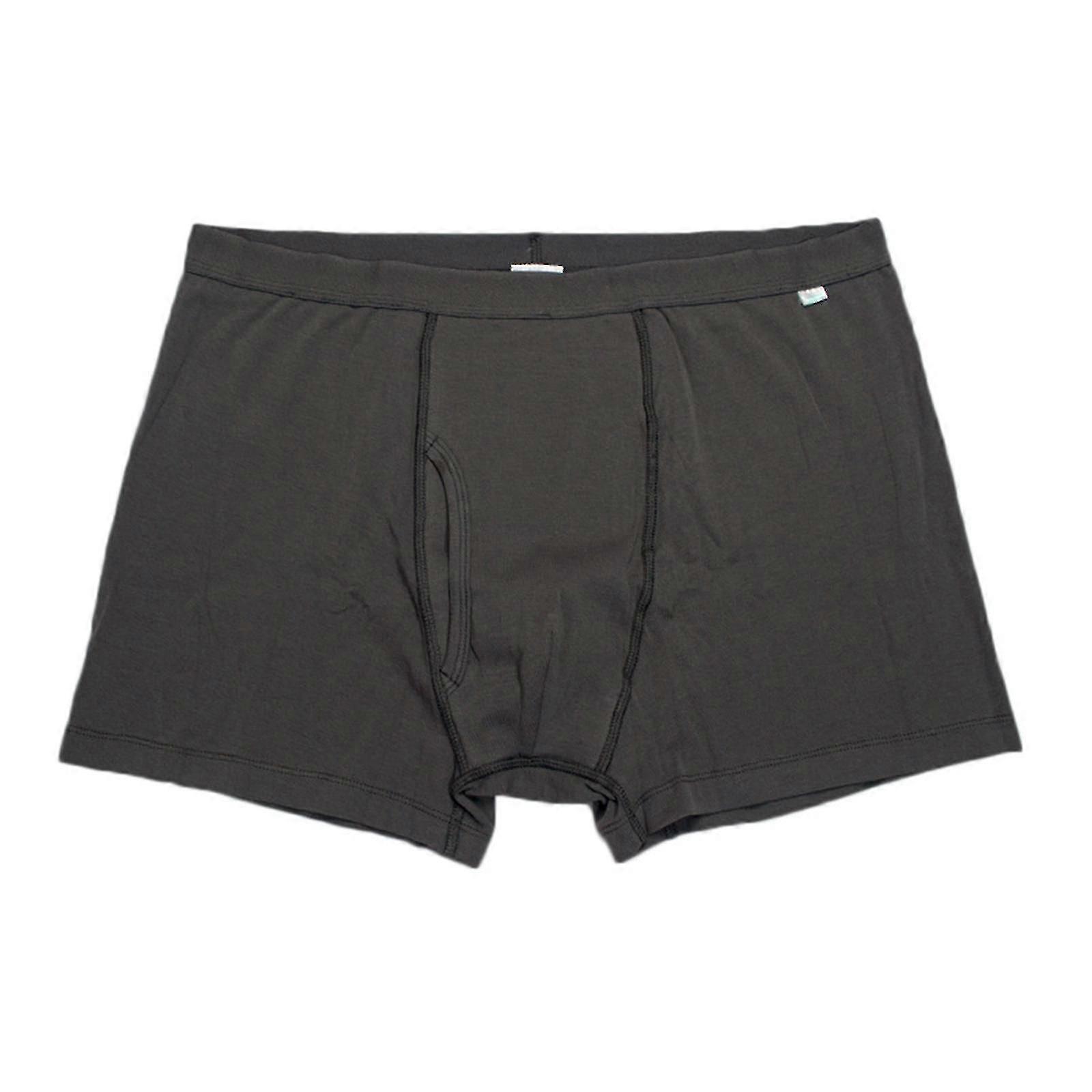 سروال سلس البول سراويل رجالية قطن قابل للغسل رمادي قابل لإعادة الاستخدام