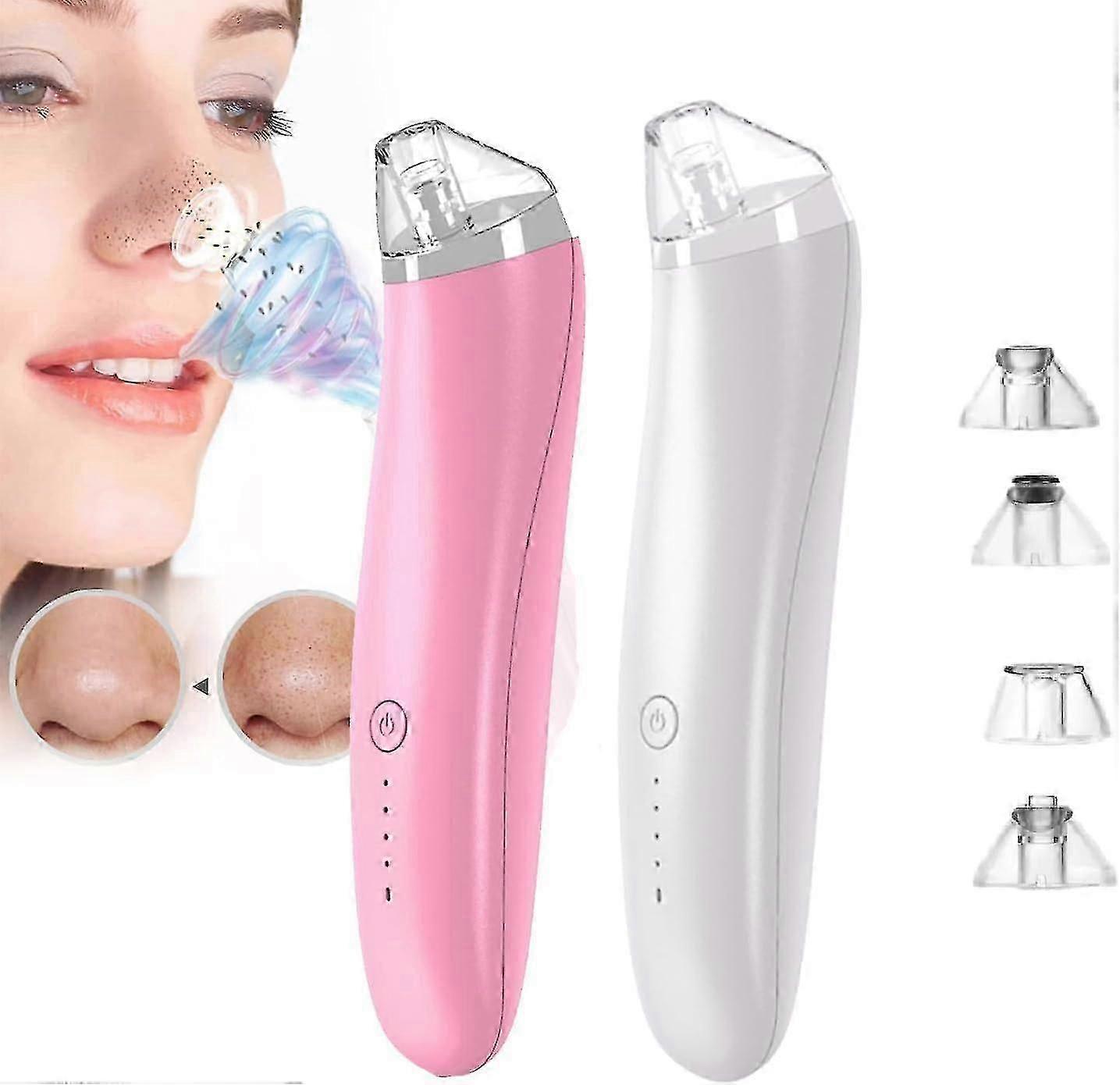 Luxury Confidence Keratin Remover, Blackhead Remover Pore Vacuum, Electric Face Vacuum Pore Cleaner Acne White Heads Removal With 3 Modes And 4 Suctio