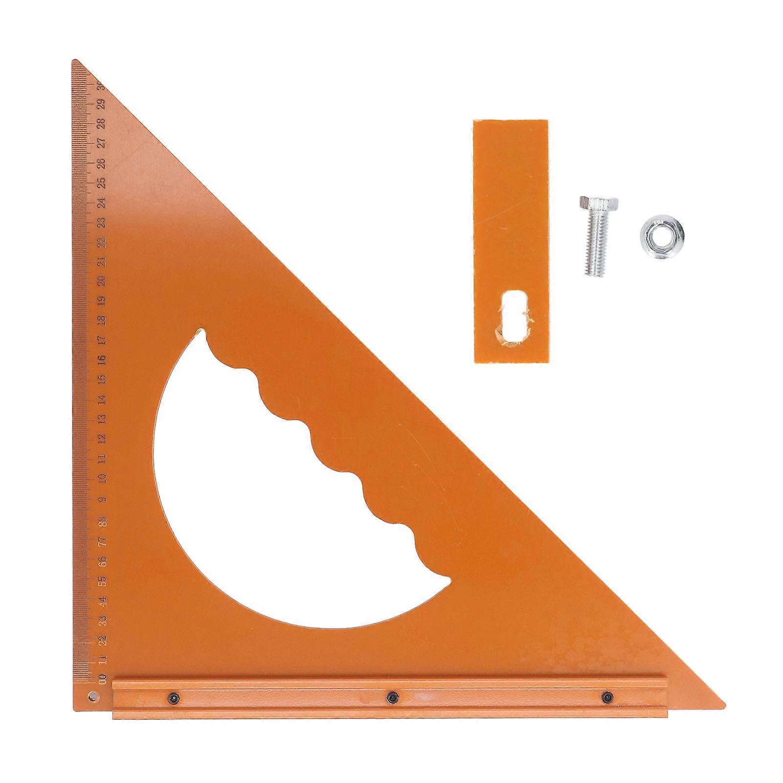 31 X 31cm Woodworking Triangle Ruler High Accuracy 90° Right Angle Ruler for Carpenter