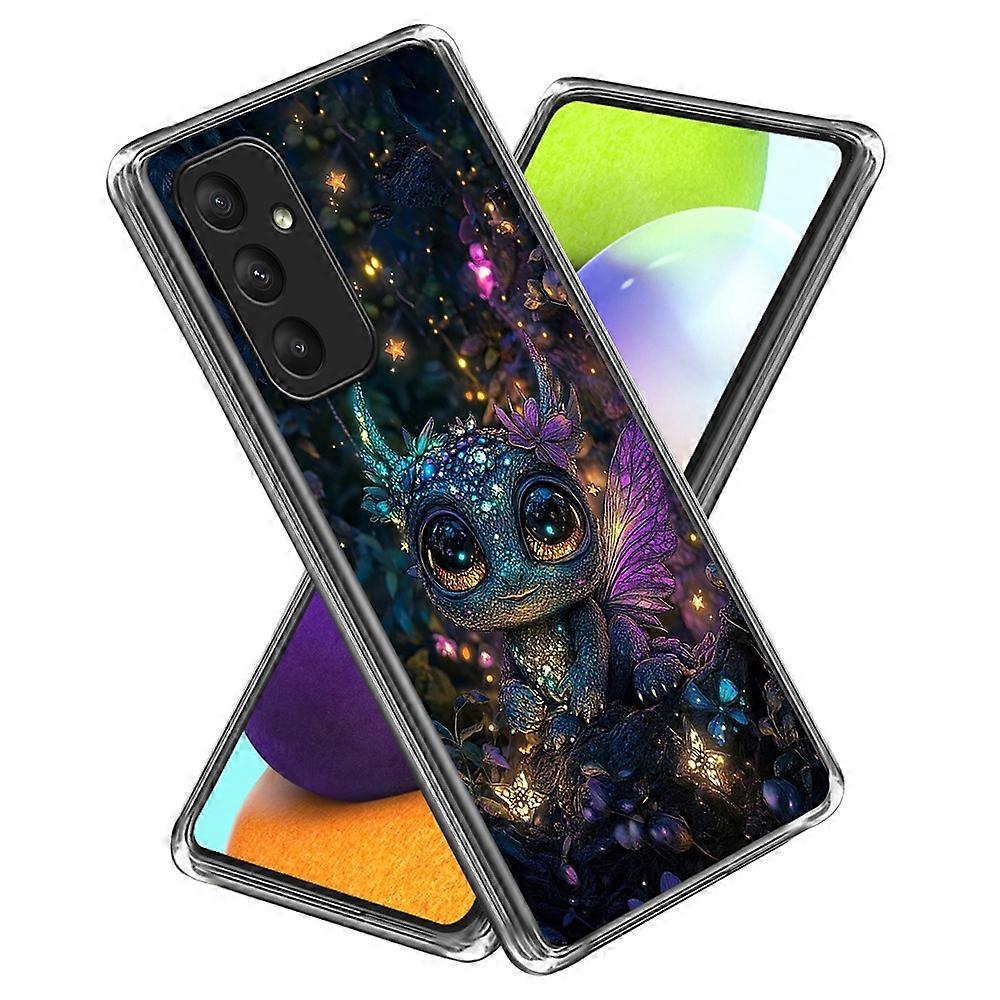 For Samsung Galaxy A35 5G Case Pattern Printed IMD Shockproof TPU Phone Cover - Elf