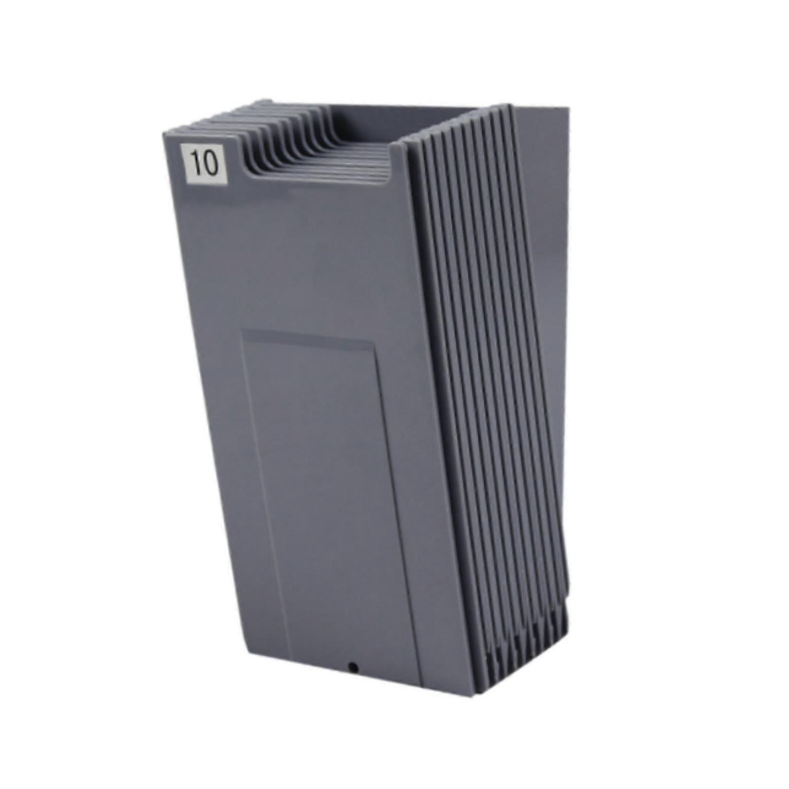 Time Card Holder Workspace Employees Factory Indoor Expanding Time Card Rack