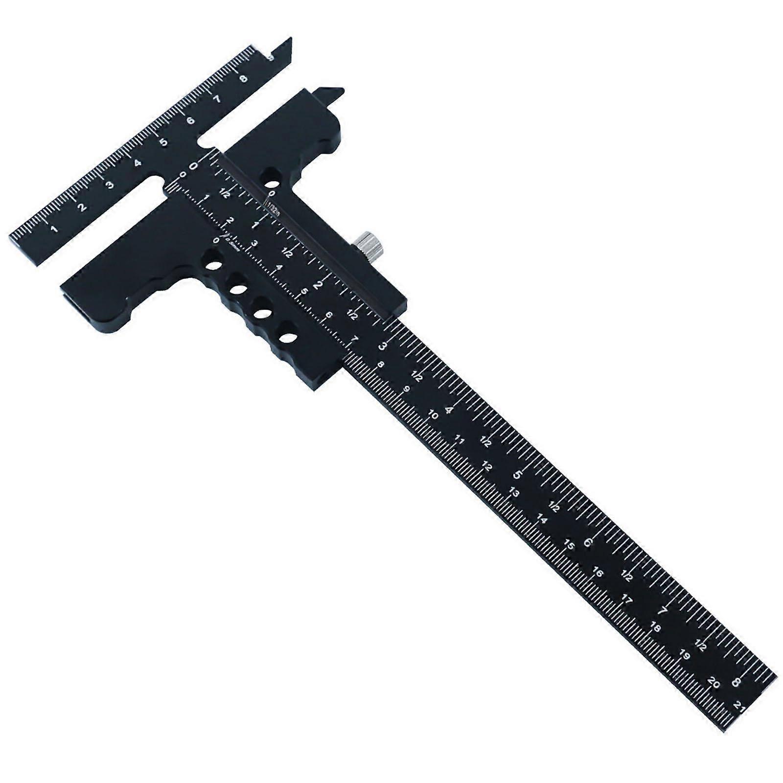 Wood Workings Multifunctional Caliper, Slide Caliper Sturdy Easy to Use DIY