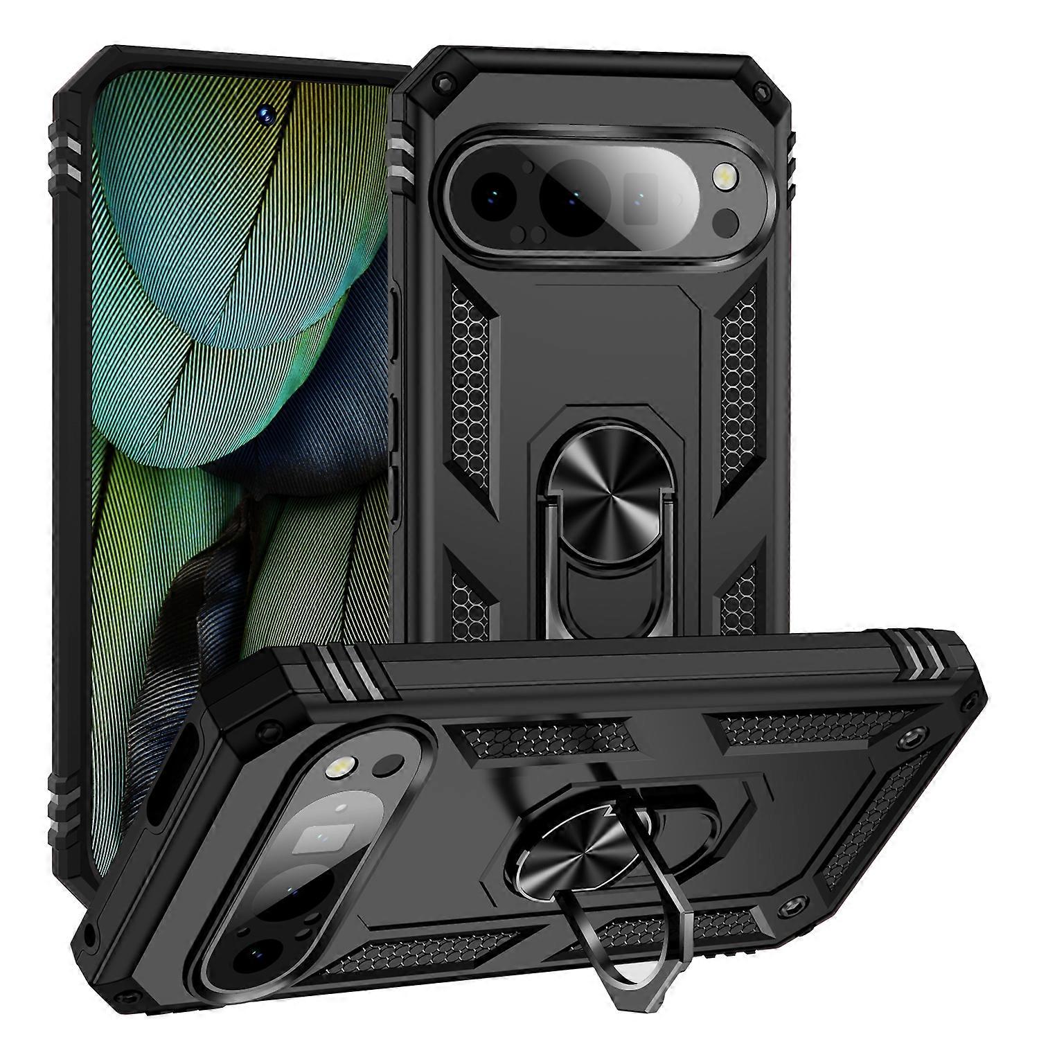 Shockproof TPU + PC Phone Case with Holder