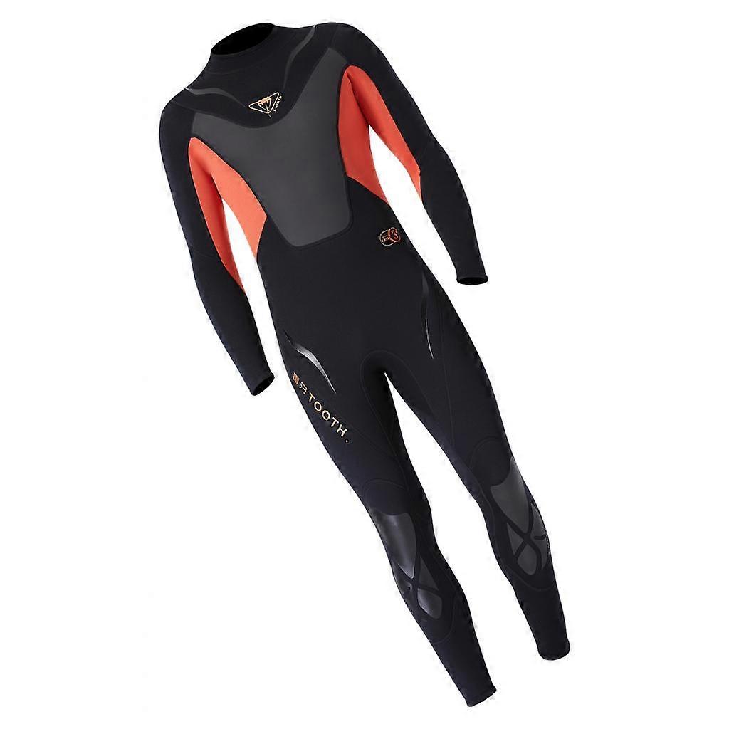 3mm Neopren Dalış Wetsuit Tam Vücut Takım Elbise Erkekler için Uzun Kollu UV Mayo