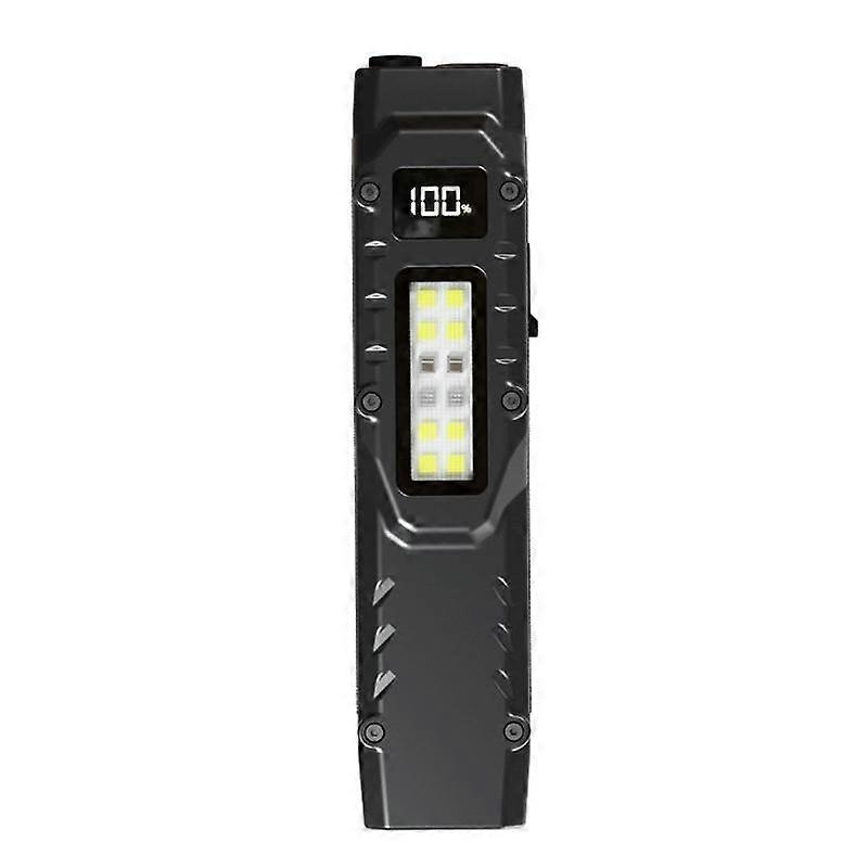 Mini Portable Self-Defense Three-Light Source Flashlight With Pen Clip