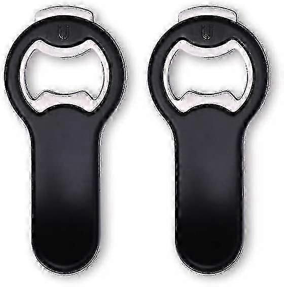 2 In 1 Magnetic Beer Bottle Opener For Fridge And Rv With Cap Catcher - 2 Pack (a-1b)