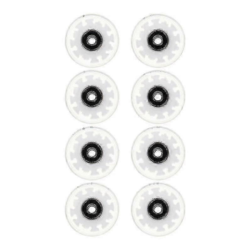 6X6cm White Wrenches 1 Set Of Professional Skates Replacements Double-row Luminous Wheels Damping Gl