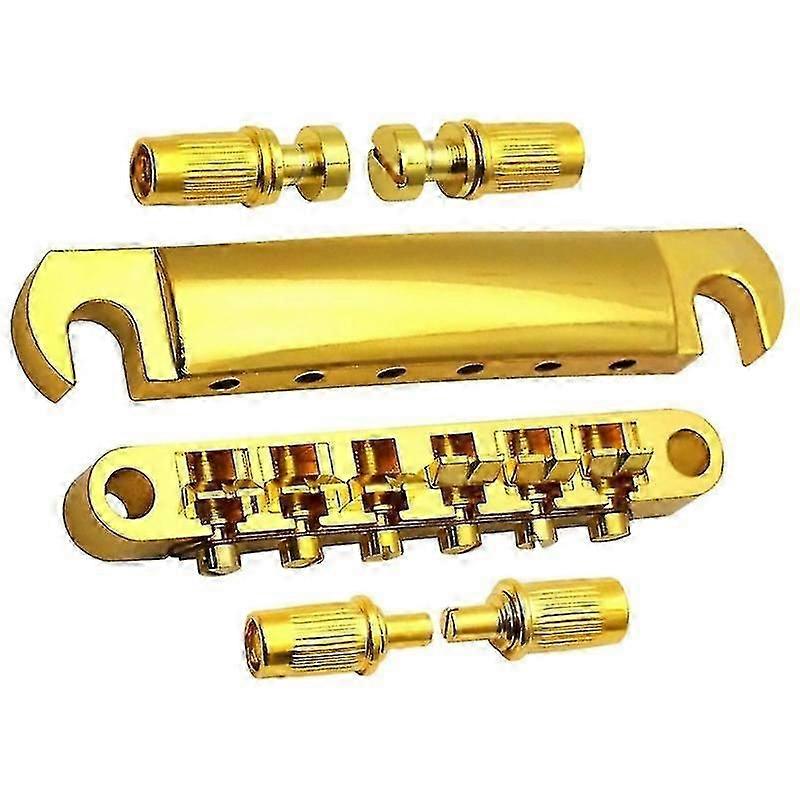 Guitar Tune O-matic Bridge And Stop Bars Tailpiece Combo With Studs Replacements