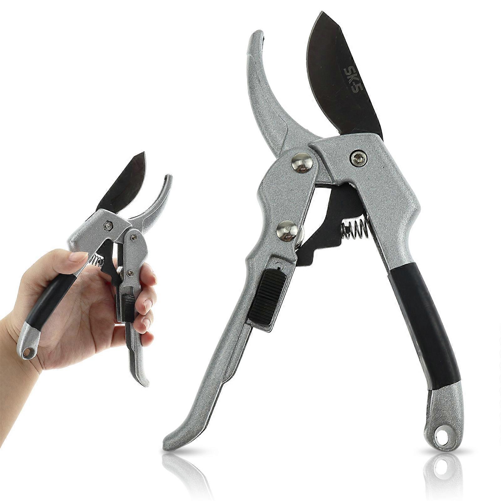 gonicc 8" Professional SK-5 Steel Blade Sharp Anvil Pruning Shears (GPPS-1001),Less effort. Pruning Scissors, Bonsai Cutters