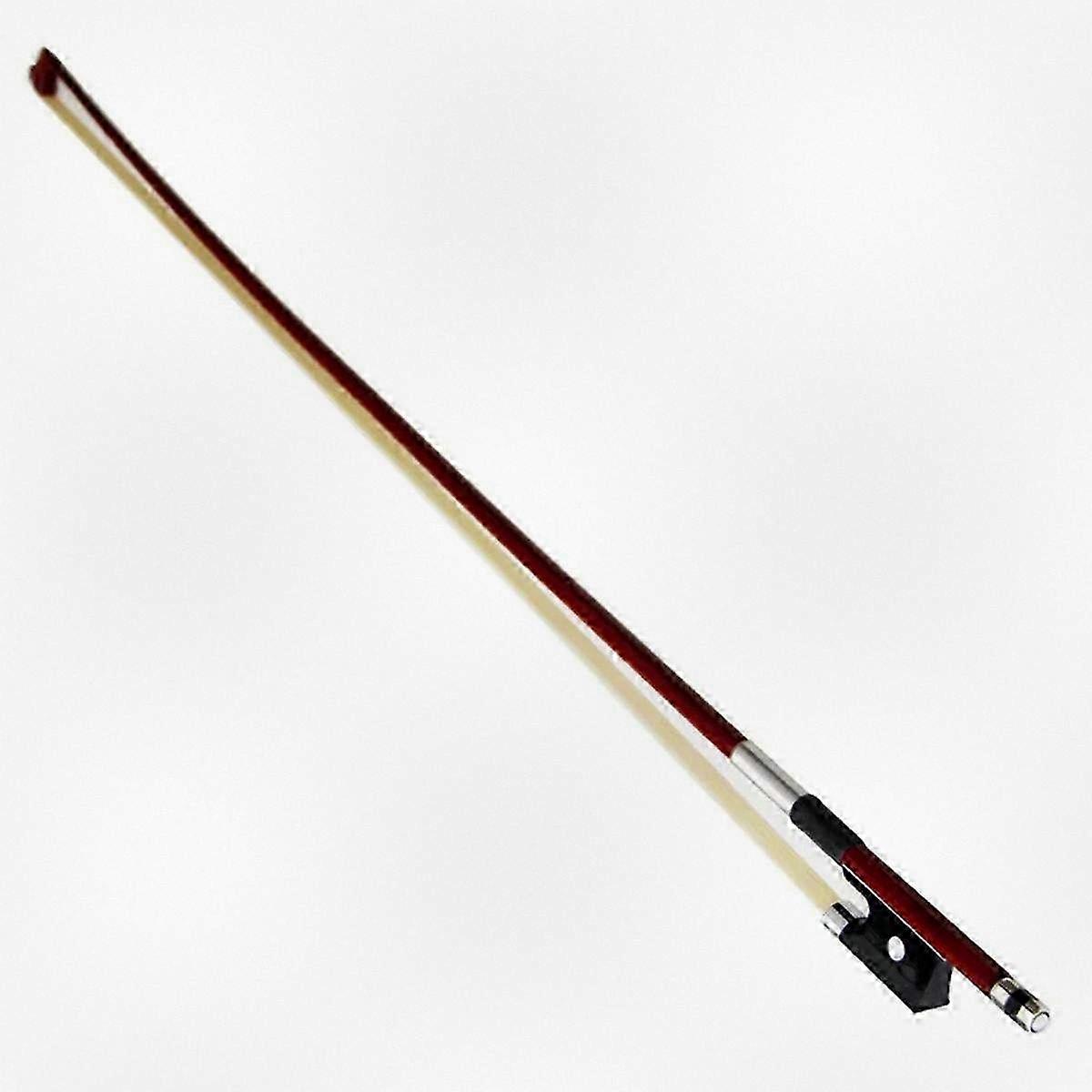 1/10 Violin Bow with Horsehair for Beginner Practice, String Instrument Accessory for Smooth Play
