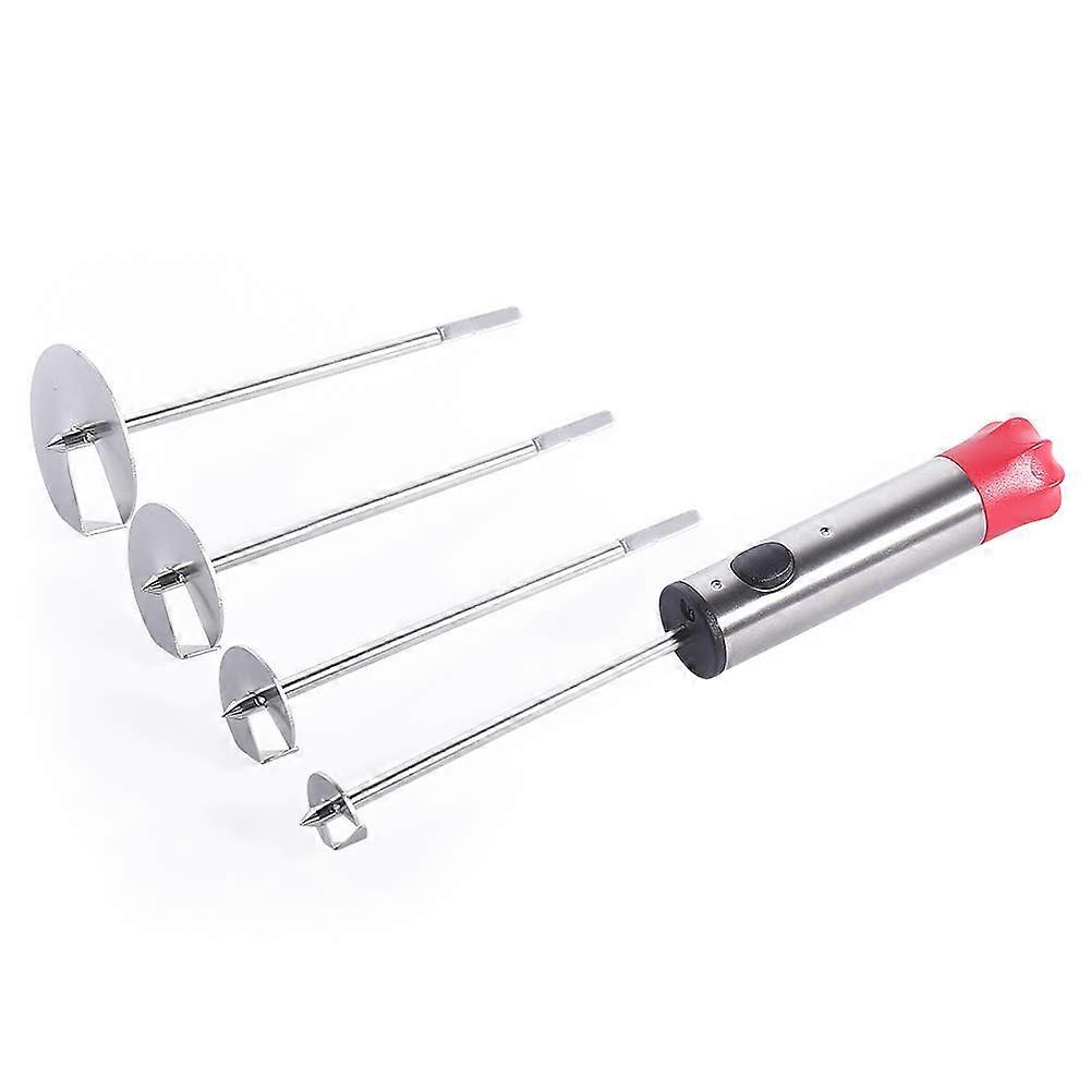 Vegetable Corer Drill with Sharp Blade, 4 Size Ergonomic Anti-Slip Handle for Coring Zucchini and Potatoes