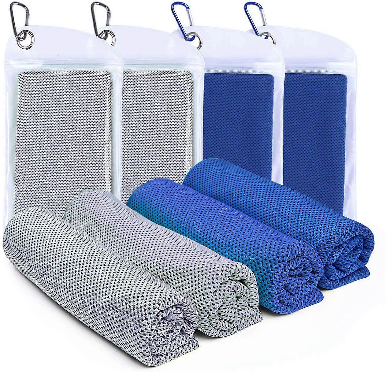 Microfiber Cooling Towels for Instant Relief, Quick Dry Mesh Design for Gym Workouts and Outdoor Activities