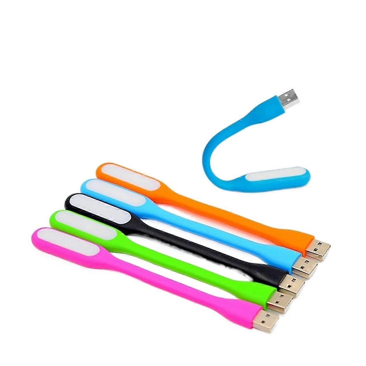 USB Light Ultra Bright Flexible 5V 1.2W LED Lamp Booking Light with USB for Power Bank Computer Accessories(Red)