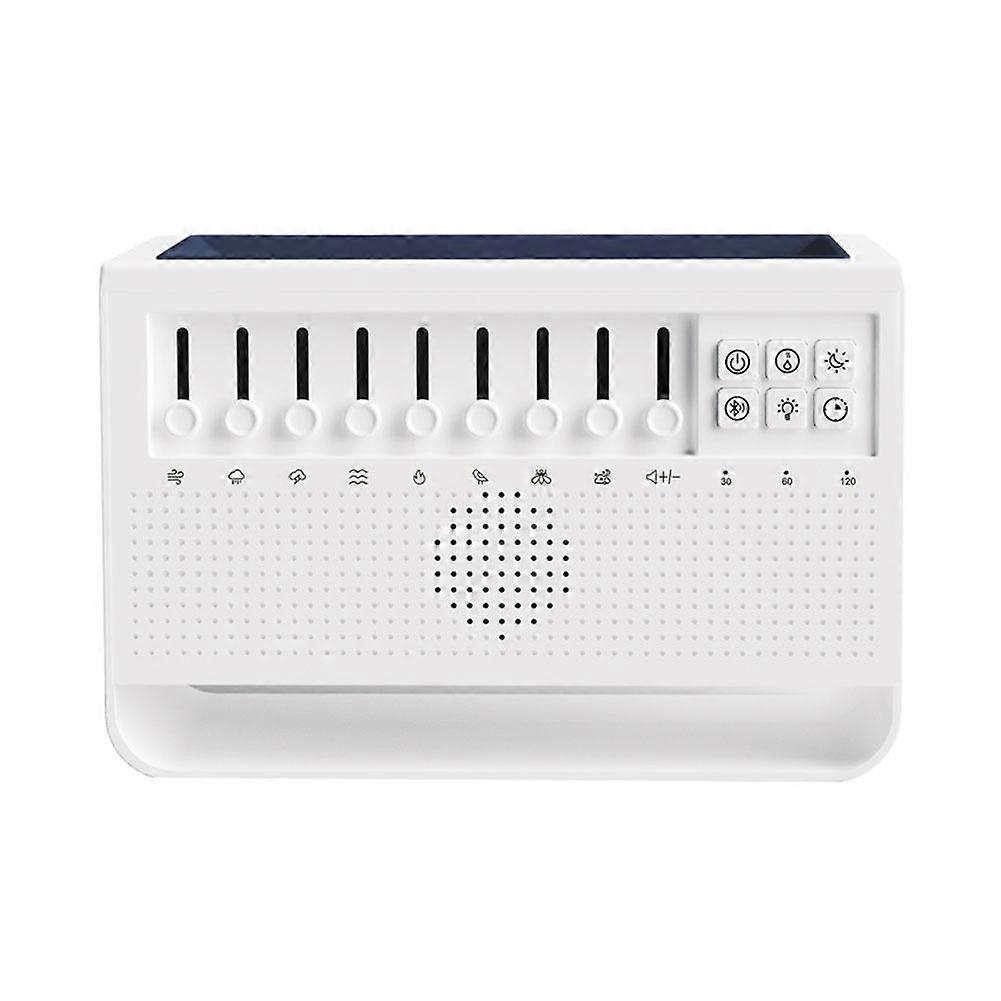 3in1 Flame Air Diffuser Humidifier Ultrasonic Aromatherapy 8 White Noise