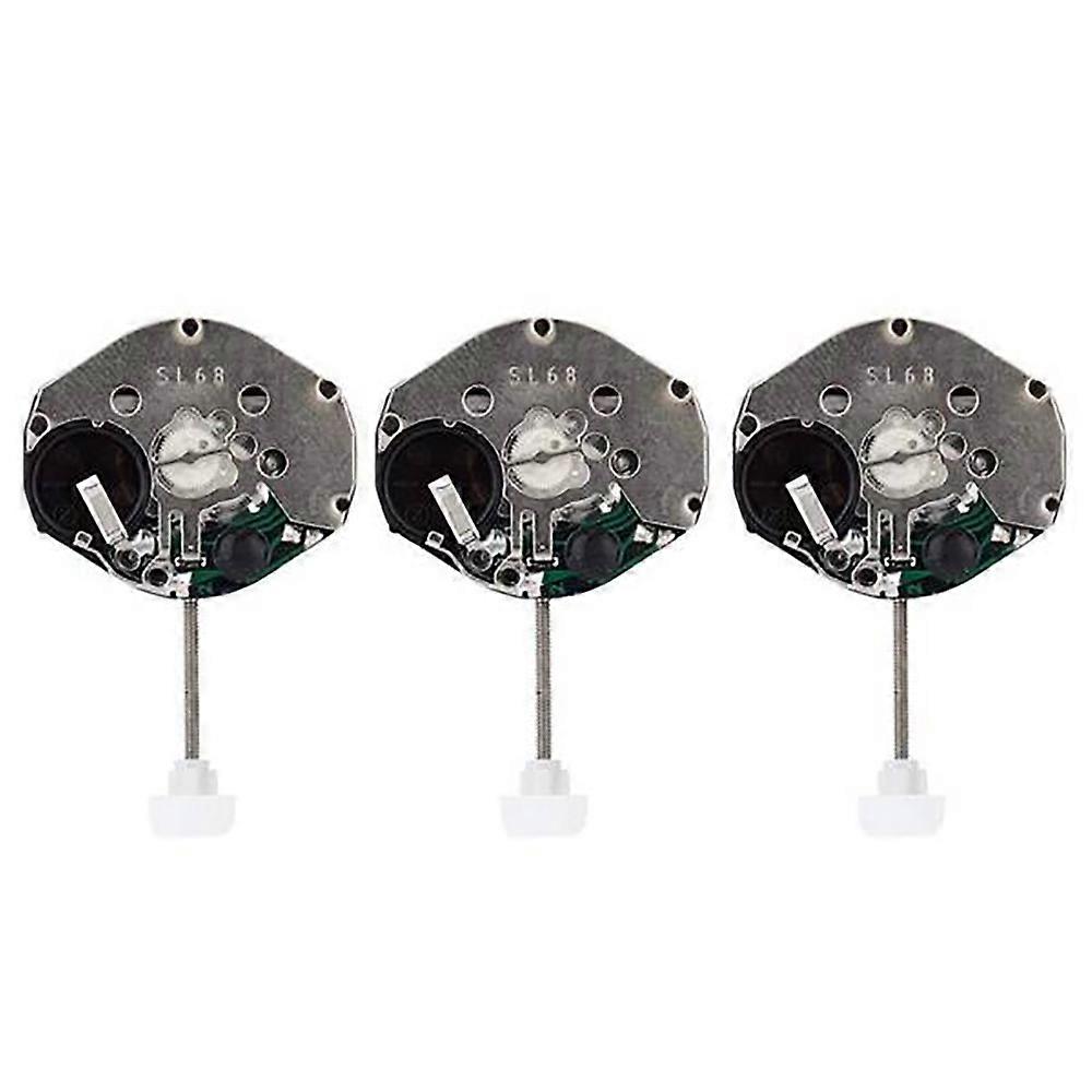 3Pcs SL68 Quartz Watch Movement Clock Accessories DIY Watch Repairing
