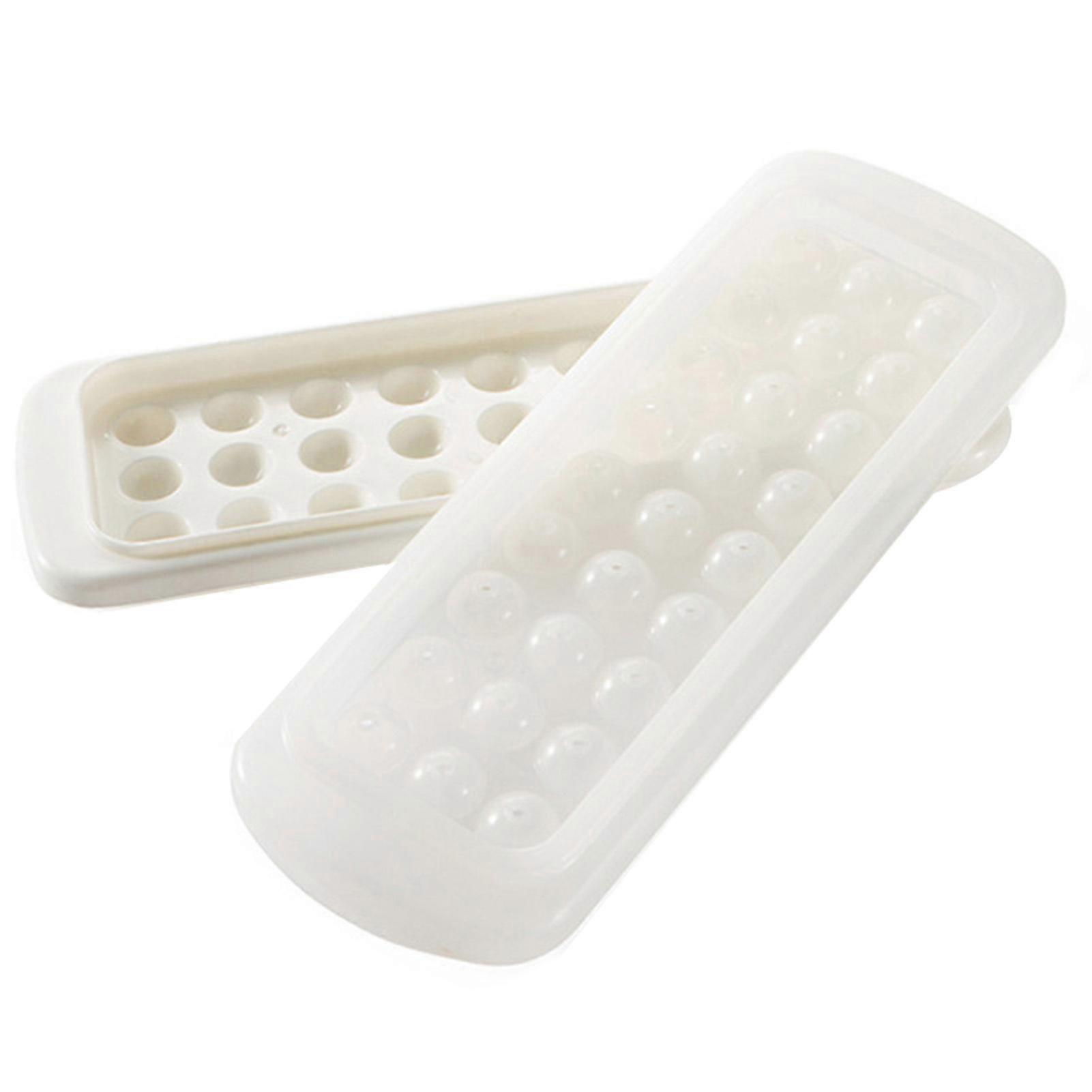 Small Round Ice Cube Tray Reusable Non-stick Small Ice Cube Tray