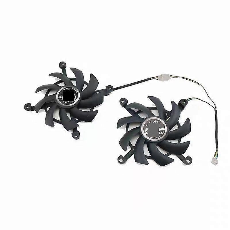 Graphics Card 2pcs 4Pin G Cooler Compatible with RTX3060 3060ti iCafe Graphics Cooling Fan