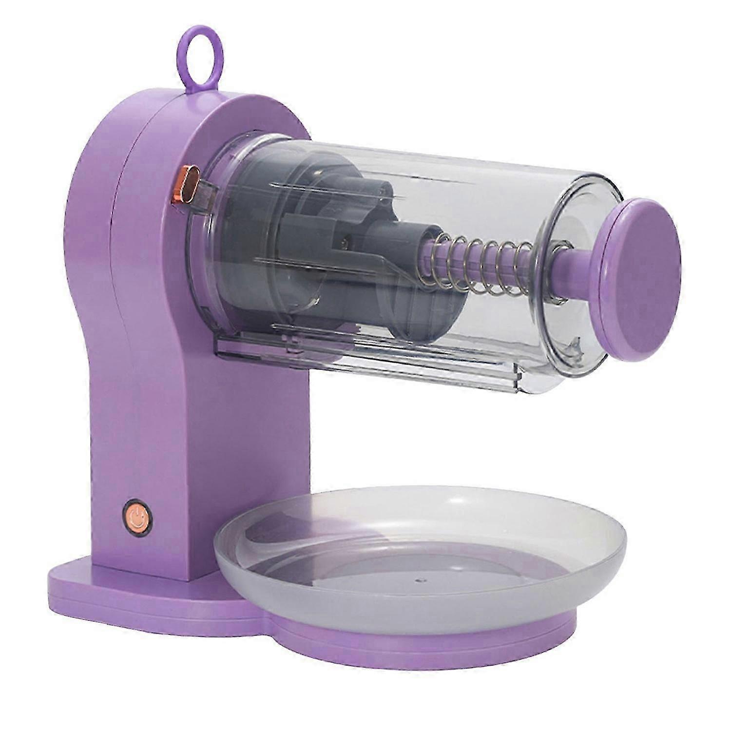 Portable Household Electric Shaved Ice Machine, Continuous Ice Breaker Hail Crusher Sander With Ice